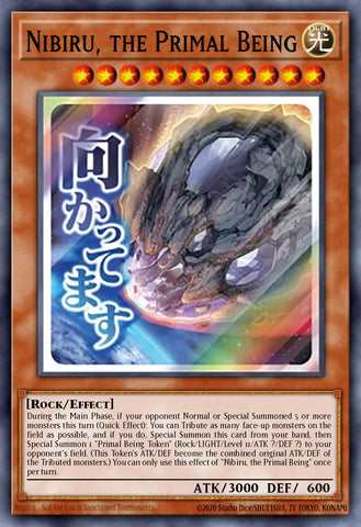 (UR) Nibiru, the Primal Being RA05-EN094 - Ships 4/17