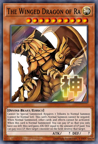 (STARLIGHT) The Winged Dragon of Ra RA05-EN130 - Ships 4/17