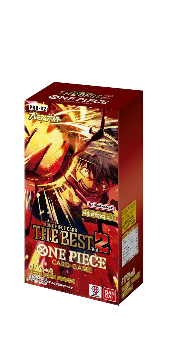 One Piece TCG: "The Best Vol. 2" Premium Booster Box PRB-02 [Japanese] - 10 Packs